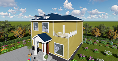 2021-2022 Review-Light Steel Frame House Projects插图5 light steel frame house