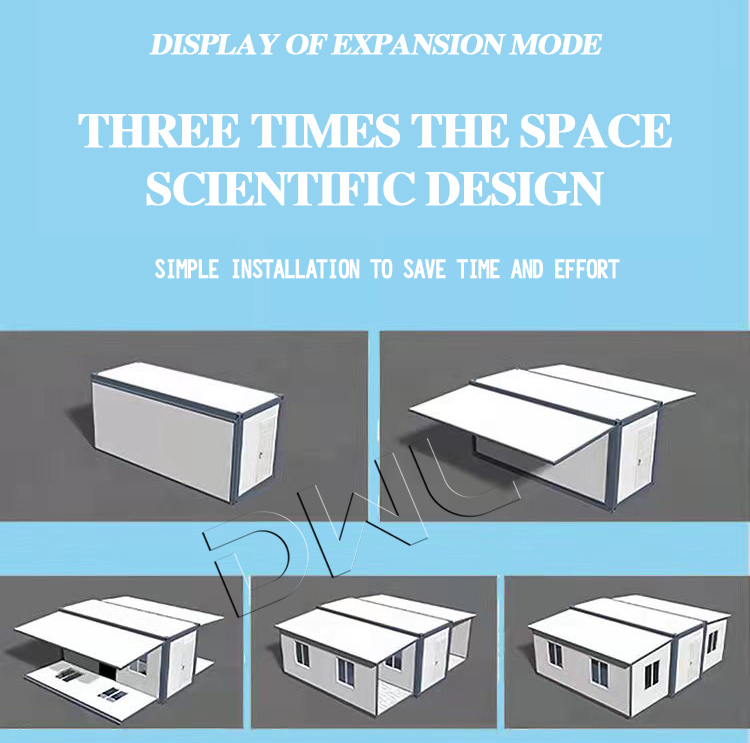 expandable container housing