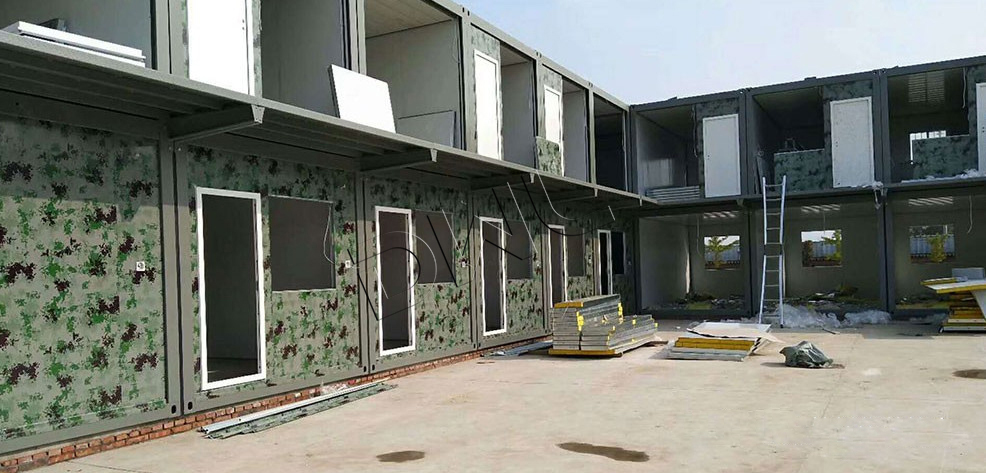 Army Built Barracks Out Of Flatpack Containers