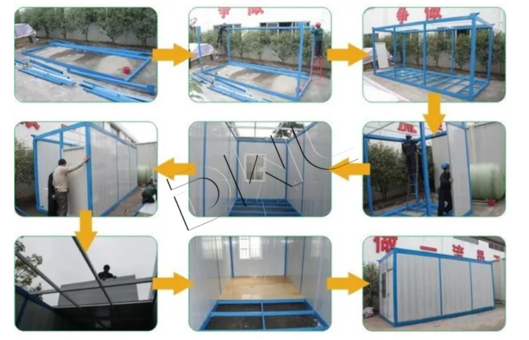 How To Install Detachable Container House